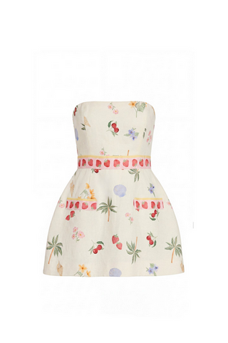 Amanda Uprichard Strapless Bethany Romper