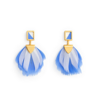 Brackish Venice Bay Bezel Drop Earring