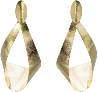 Marcia Moran Lee Ann Drop Gold Earrings
