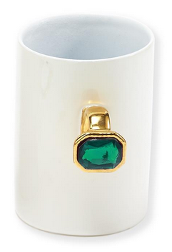 Two's Company Put a Ring on It Mug with Jewel Accent Assorted 3 Colors