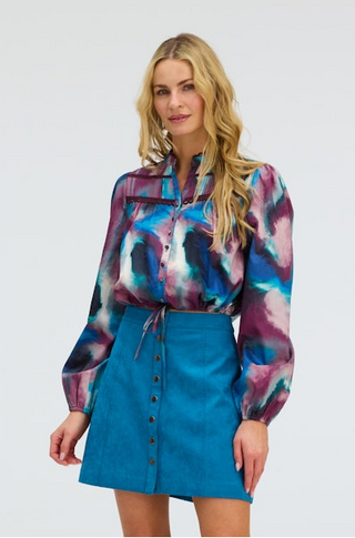Allison New York Navy Blouse
