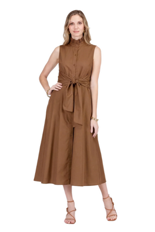 Jade Brown Maxi Dress