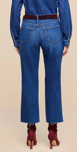 L'Agence Wanda H/R Crop Wide Leg
