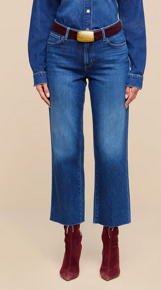 L'Agence Wanda H/R Crop Wide Leg
