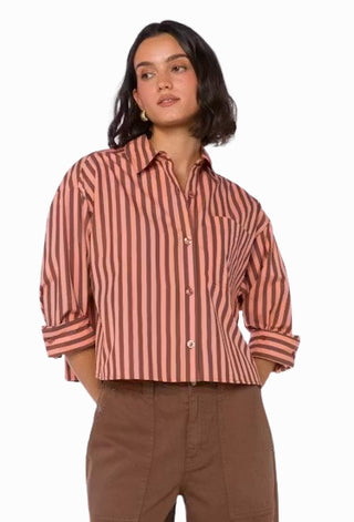 Velvet Heart Stormi Top in Coral Tamarind