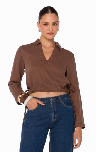 Velvet Heart Harvey Top in Tamarind