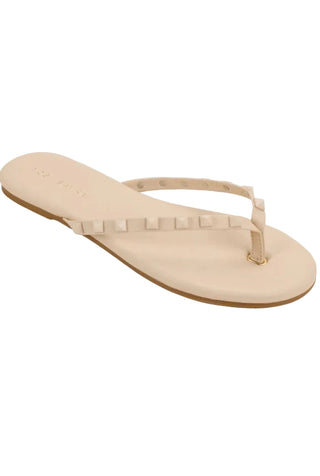 Rivington Stud Flip Flop in Nude
