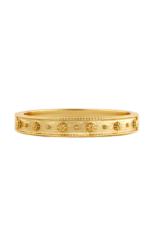 Capucine De Wulf Berry Classic Hinged Bangle / Gold