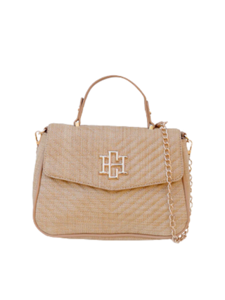 Caroline Hill Sinclair Quilted Crossbody Natural VQ