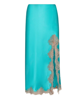L'Agence Tico Lace Midi Skirt
