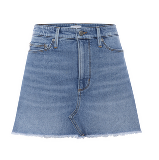 Good American Denim Uniform Mini Skirt