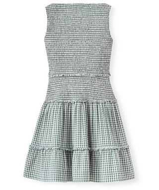 Cartolina Rhett Mini Dress in Moss