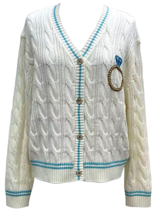 Queen Of Sparkles "In My Bride Era" Cardigan