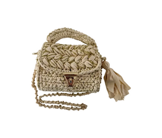 Gemelli Alexis Woven Bag - Tan