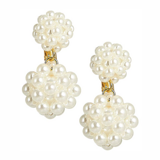 Lisi Lerch Kate Cluster Pearl Small Earrings - Belle of the Ball