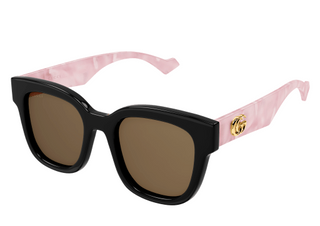 Gucci GG0998S-005 / Black, Pink & Brown