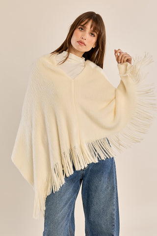 Molly Bracken Ladies Knitted Poncho
