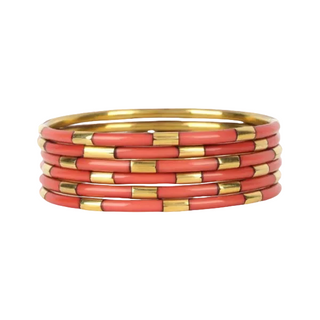 BuDhaGirl Caramel Veda Bangles- Set of 6