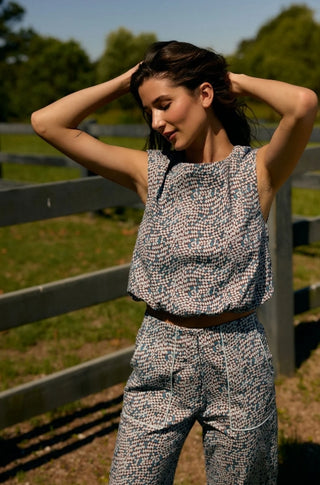 Olivia By Livro Bubble Top, Shale