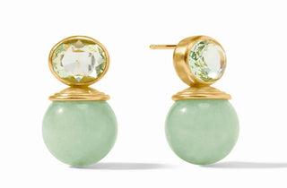 Julie Vos Portofino Earring - Aqua Jade