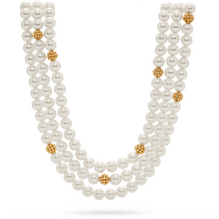 Capucine De Wulf Berry Bead Triple Strand Necklace