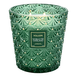 Voluspa Noble Fir Garland 3 Wick Hearth Candle * In Store Only *