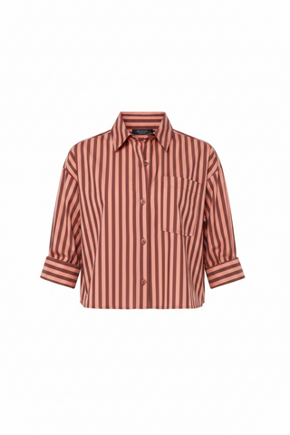 Velvet Heart Stormi Top in Coral Tamarind