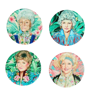 Tart Golden Gals (Set of 4) Coasters