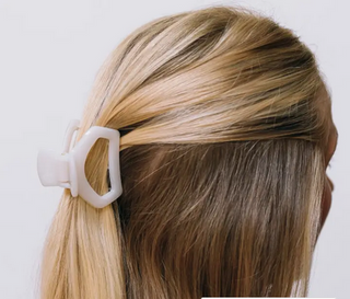 Teleties Open Coconut White | Petite | Hair Clip