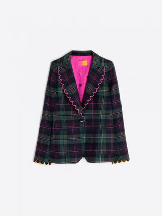 Vilagallo Plaid Blazer
