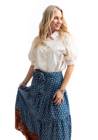 VINTAGE FLORAL SKIRT