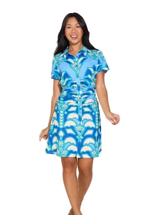 Alden Adair Dayna Dress in Desert Teal