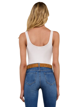 L'Agence Nica Scoop Neck Tank Bodysuit