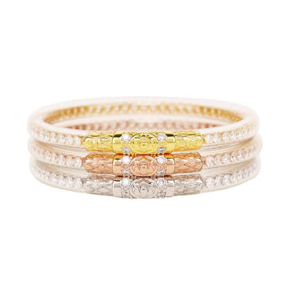 BuDhaGirl THREE QUEENS ALL WEATHER BANGLES