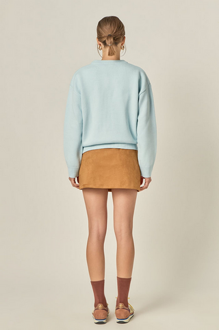 Martini Crewneck Statement Sweater
