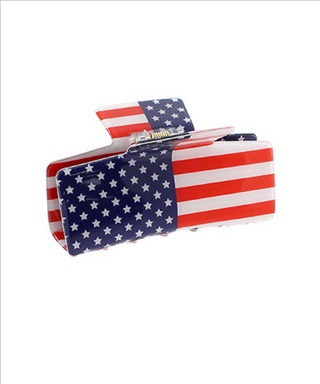 Monkee's Jewelry And ACC USA Flag Claw Clip
