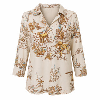 House of MBR Maple Field & Feather Ruthie Top