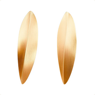 Sheila Fajl Solstice Earrings in Brushed Gold