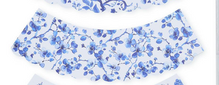 Two's Company Chinosiere Set of 2 Paper Shade Covers