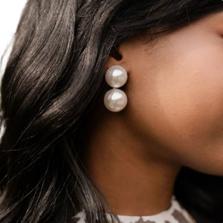 Lisi Lerch Frances Larger Double Pearl Earring
