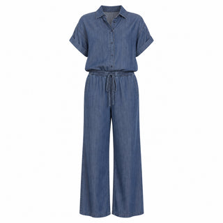 Elan Navy Wash Jumpsuit