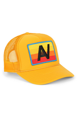 Aviator Nation Logo Rainbow Vintage Trucker Hat