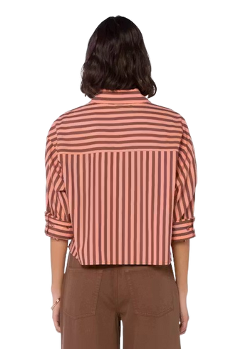 Velvet Heart Stormi Top in Coral Tamarind