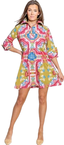 House of MBR Blythe Empire Dress Short
