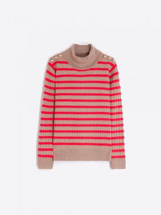 Vilagallo Beige & Red Sweater