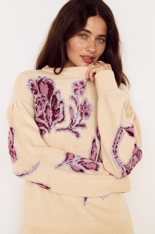 Mink Pink Ophelia Intarzia Sweater