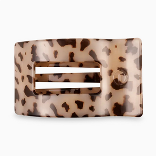 Teleties Flat Rectangle Hair Clip | Medium | Blonde Tortoise - Blonde Tortoise