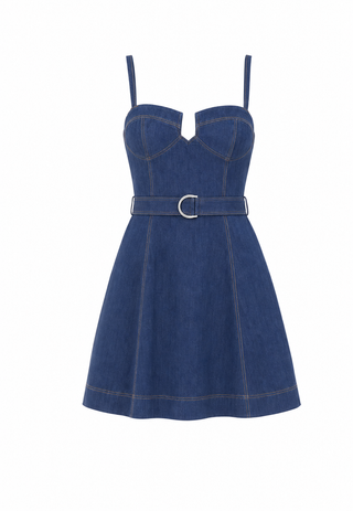 Karina Grimaldi - Lola Denim Mini Dress