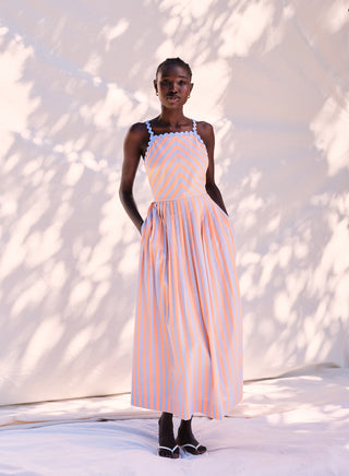 saylor pink maxi dress Saylor Printed Maxi Dress - Pink/combo