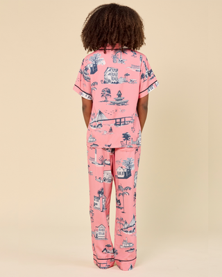 Katie Kime Charleston Toile Pajama Pants Set